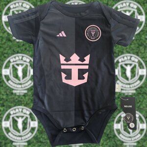 Baby Inter Miami 2025 Away Messi Bodysuit
